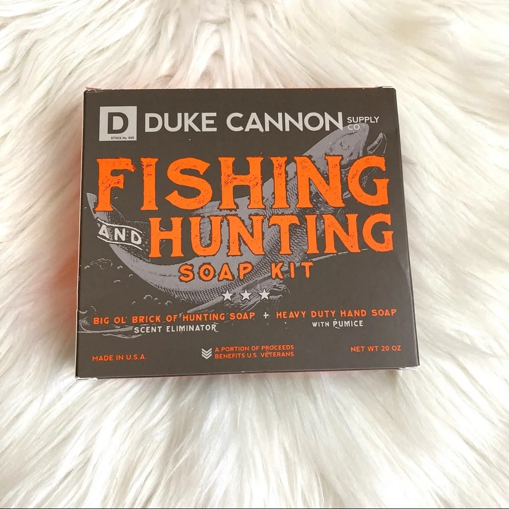 NEW Set of 2 Duke Cannon Hunting and Fishing Soap Kit 20 oz.